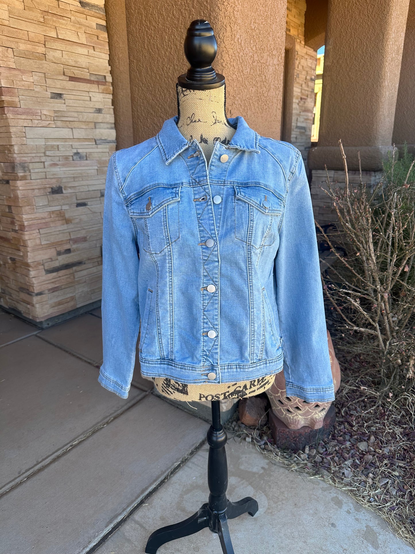 Western tooled leather floral fringe jacket