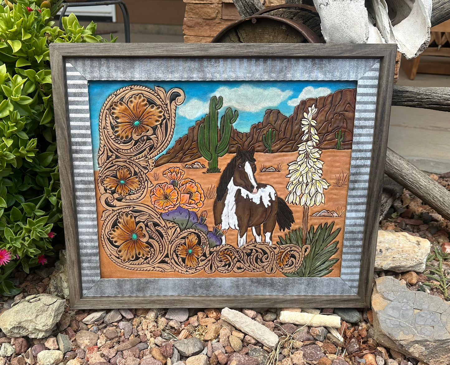 Western Desert Pony wall decor