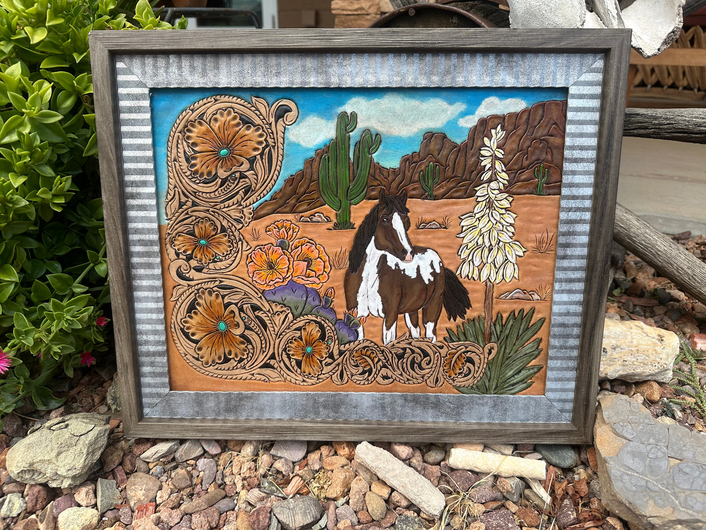 Western Desert Pony wall decor