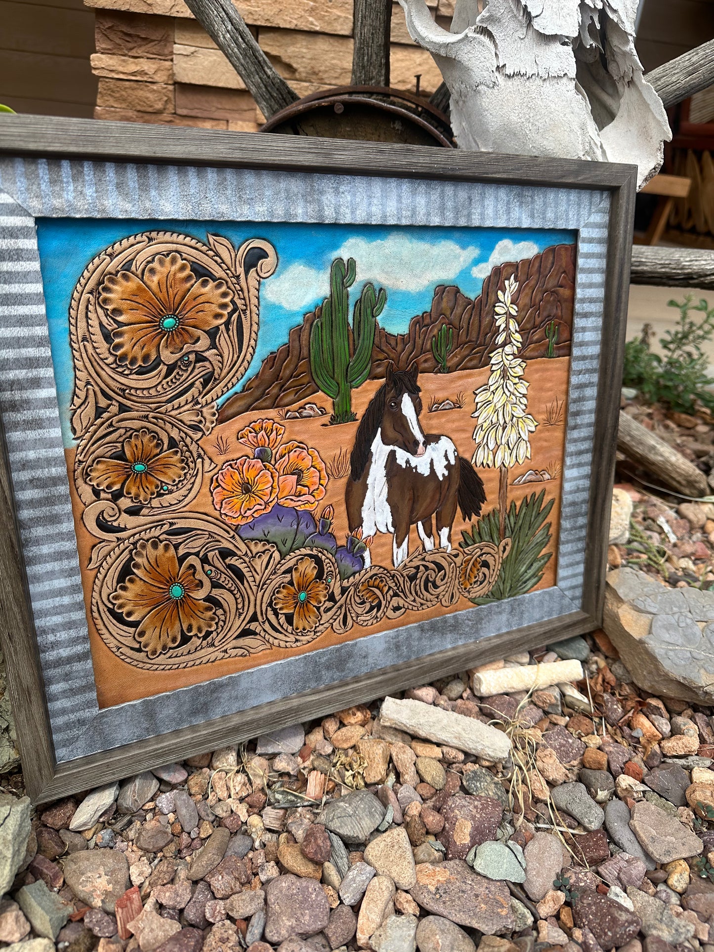 Western Desert Pony wall decor